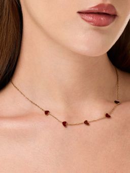 White Lies - Rouge Heart Adjustable Necklace