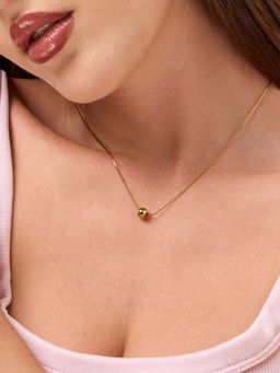 White Lies - Orb Energy Adjustable Necklace Gold