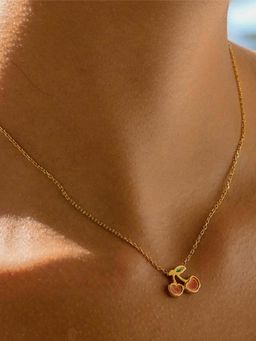 White Lies - Cherry Adjustable Necklace