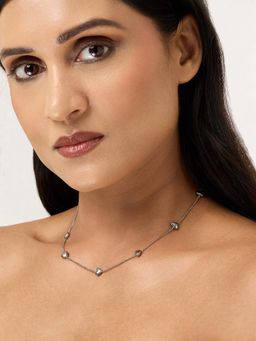 White Lies - Silver Heart Adjustable Necklace