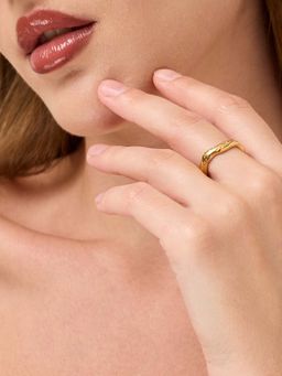 White Lies - Lava Ring Gold