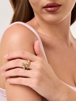 White Lies - Starlight Ring Gold