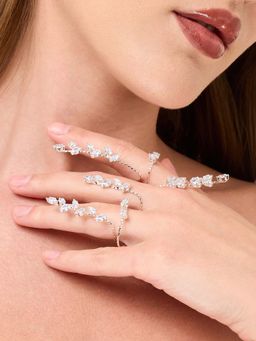 White Lies - Frozen Garden Connected Adjustable Rings
