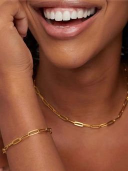 White Lies - Minimal Muse Jewellery Set - Gold