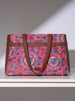 Zouk - Women Pink Chakra Printed Shoulder Bag
