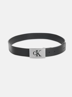 Calvin Klein - Solid Black Leather Classic Belt
