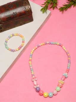 Stol'N - Pack Of 2 Beaded Necklaces & Bracelets - Multi Colour