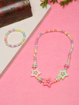 Stol'N - Pack Of 2 Beaded Necklaces & Bracelets - Multi Colour