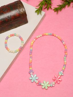 Stol'N - Pack Of 2 Beaded Necklaces & Bracelets - Multi Colour