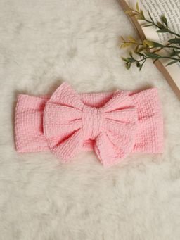 Stol'N - Bow Shaped Fabric Head Band-Pink