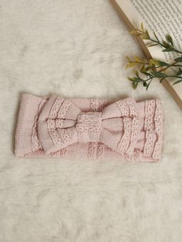 Stol'N - Bow Shaped Fabric Head Band-Pink