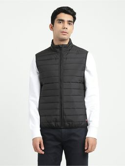 Levi's - Men Black High Neck Quilted Jacket