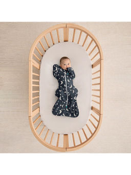 Love To Dream - Black 1.0T Stretch Cotton Big Transition Swaddle