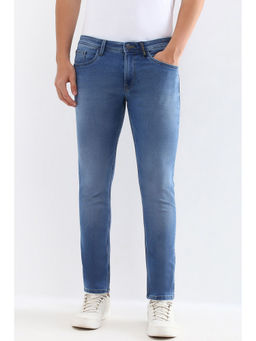Allen Solly - Men Blue Slim Fit Mid Wash Jeans