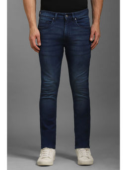 Louis Philippe - Men Navy Blue Light Super Slim Fit Jeans