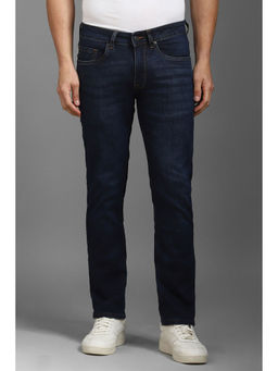 Louis Philippe - Men Navy Blue Light Slim Fit Jeans