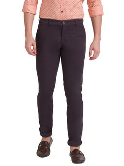 Parx - Dark Purple Trouser