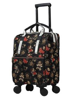 HENNEY BEAR - Crown Bear Cabin Travel Trolley Bag (M)