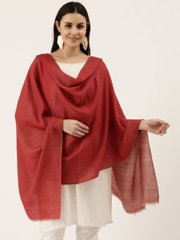 Pashmoda - Women Red Fine Wool Stole