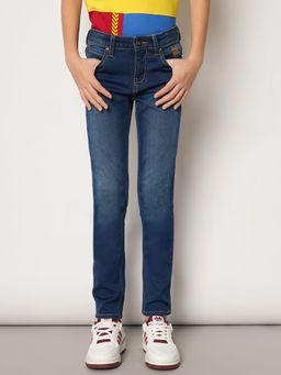 Jack & Jones Junior - Boys Solid Light Blue Jeans