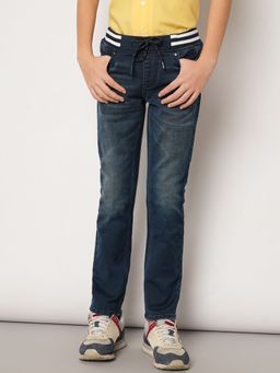 Jack & Jones Junior - Boys Solid Blue Jeans