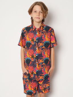 Jack & Jones Junior - Boys Printed Multicolor Shirt