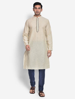 KISAH - Men Beige Kurta