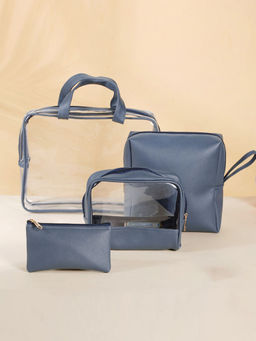 Nestasia - Bluish Grey Travel Kit (Set of 4)