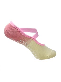 Mint & Oak - Pilates Two Toned Cream & Pink Socks