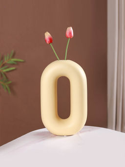 Nestasia - Donut Oval Flower Vase Yellow
