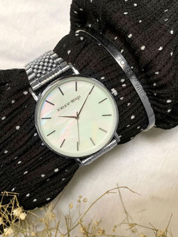 Joker and Witch - White Stainless Steel Watch - JWBS224