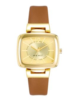 Nine -West - Women Gold Dial Analog Watch - NW-1856GPHY (M)