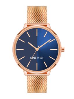 Nine -West - Women Navy Blue Dial Analog Watch - NW-1980NVRG (M)