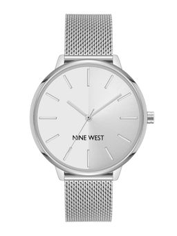 Nine -West - Women Silver Dial Analog Watch - NW-1981SVSB (M)