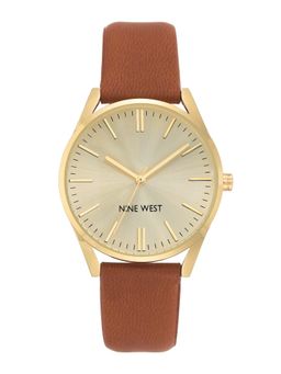 Nine -West - Women Gold Dial Analog Watch - NW-1994CHHY (M)