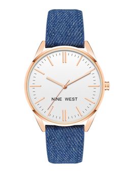 Nine -West - Women White Dial Analog Watch - NW-1994RGDM (M)