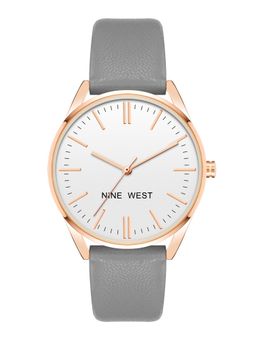 Nine -West - Women White Dial Analog Watch - NW-1994RGGY (M)