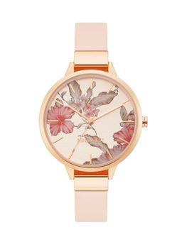 Nine -West - Women Peach Dial Analog Watch - NW-2044RGPK (M)
