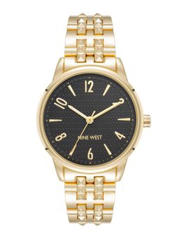 Nine -West - Women Black Dial Analog Watch - NW-3048BKGB (M)