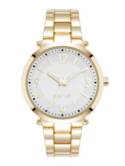 Nine -West - Women Silver Dial Analog Watch - NW-3056SVGB (M)