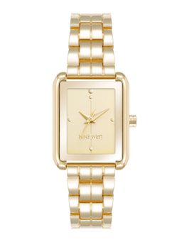 Nine -West - Women Gold Dial Analog Watch - NW-3064CHGB (M)