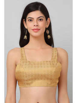 Kaanchie Nanggia - Beige Silk Padded Blouse