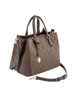 CARPISA - Brown Stylish Tote Bag from Clizia V1