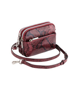 CARPISA - Maroon Shoulder and Crosbody Bag from The Tamara