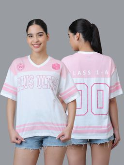 Free Authority - White Official My Hero Academia Plus Ultra Graphic Printed T-Shirt