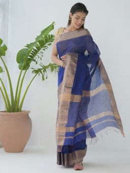 Fabindia - Cotton Silk Maheshwari Woven Sari