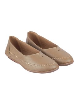 LAZERA SHOES - Beige Modern Flat Close Toe Everyday Loafers