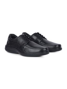 Rockport - Men Preston Black Crust Leather Oxfords