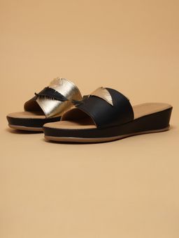 ERIDANI - Thiago Black Slip On Sandals