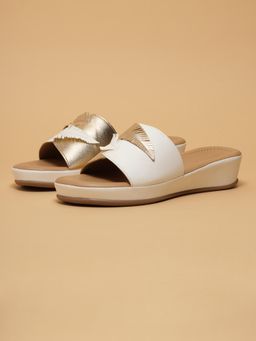 ERIDANI - Thiago White Slip On Sandals